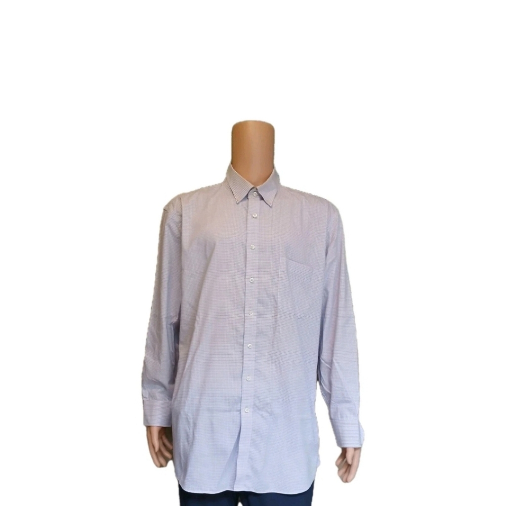 Stafford Oxford Men's Classic  Shirt Button Up Collared Spread